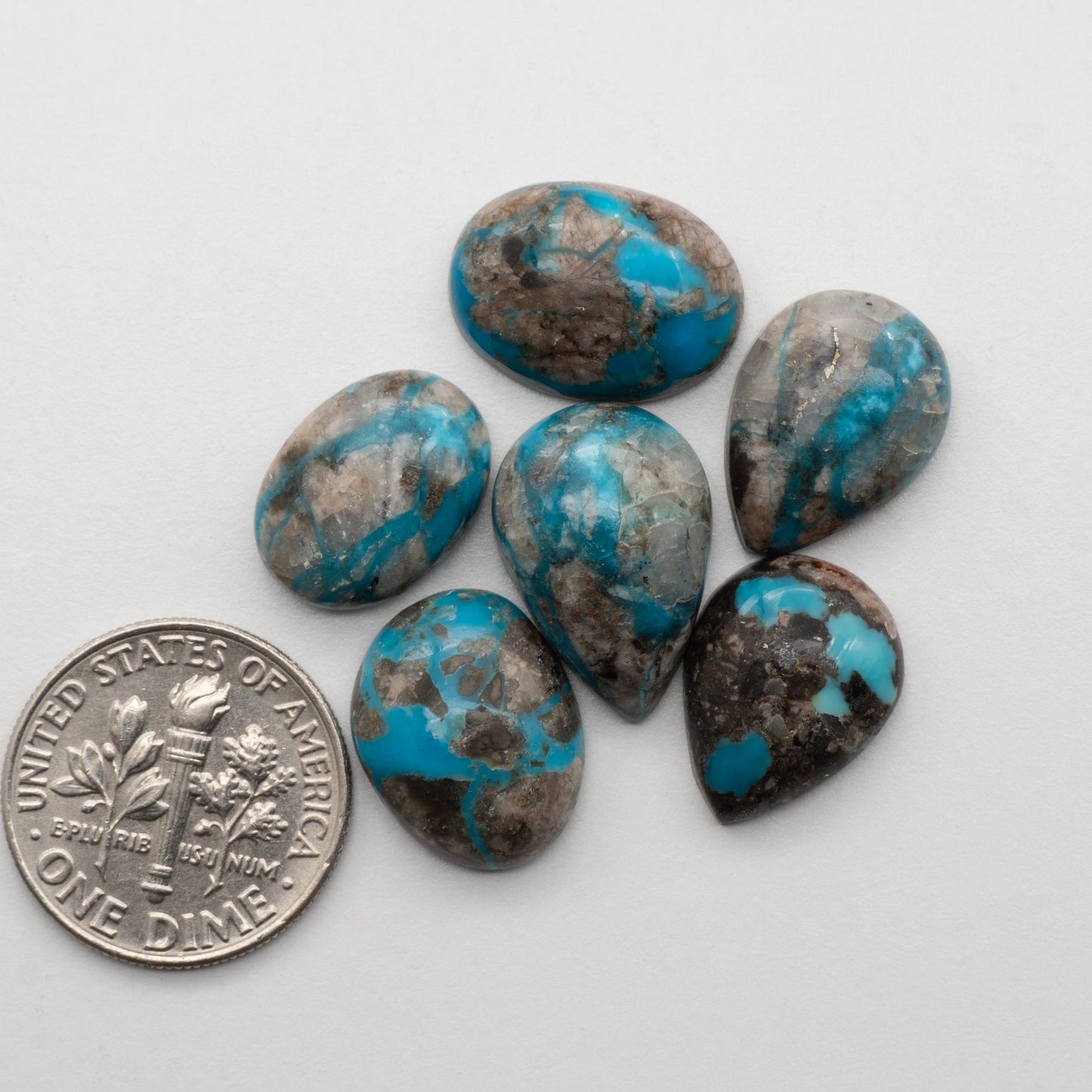 Kingman Turquoise Cabochons
