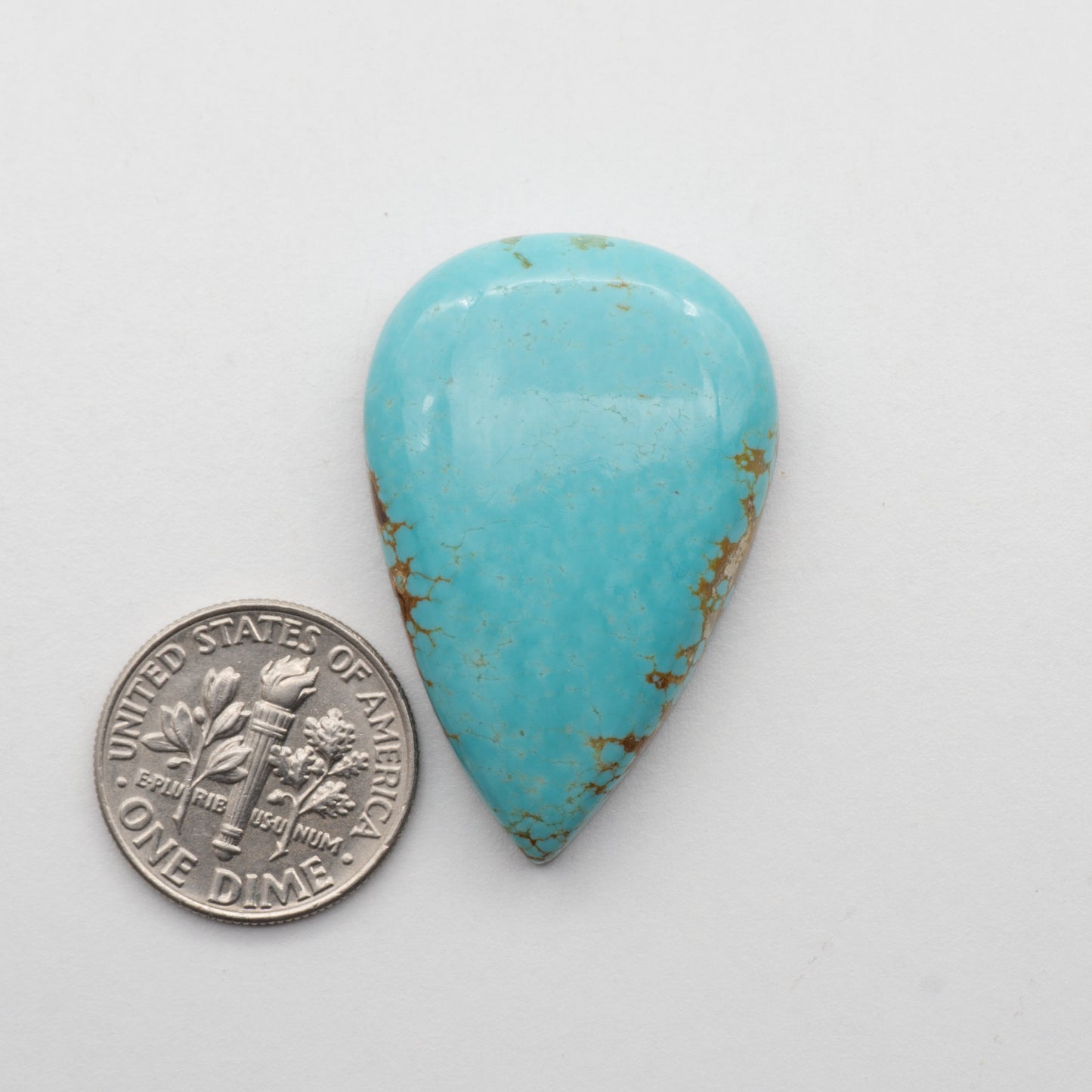 Number 8 Turquoise cabochon