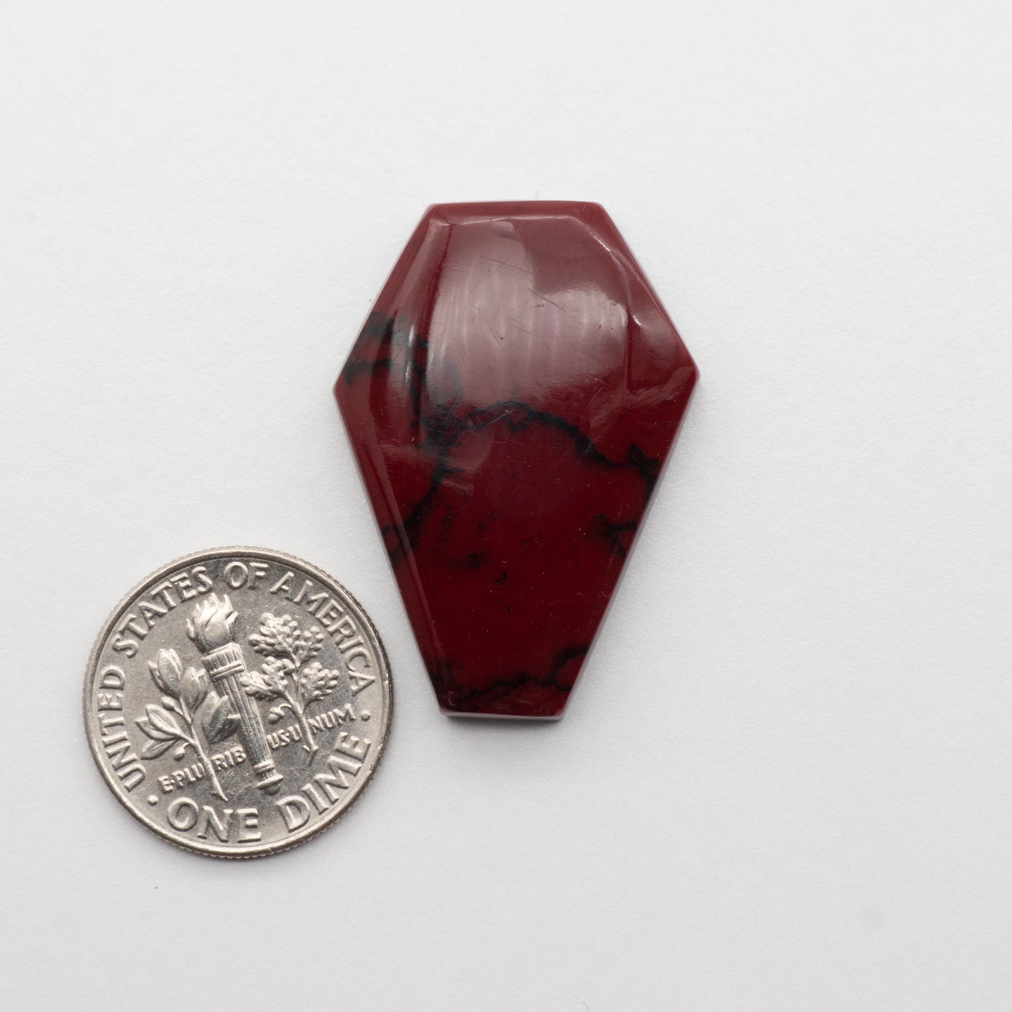 Bloody Bison Jasper cabachon turquoise stone