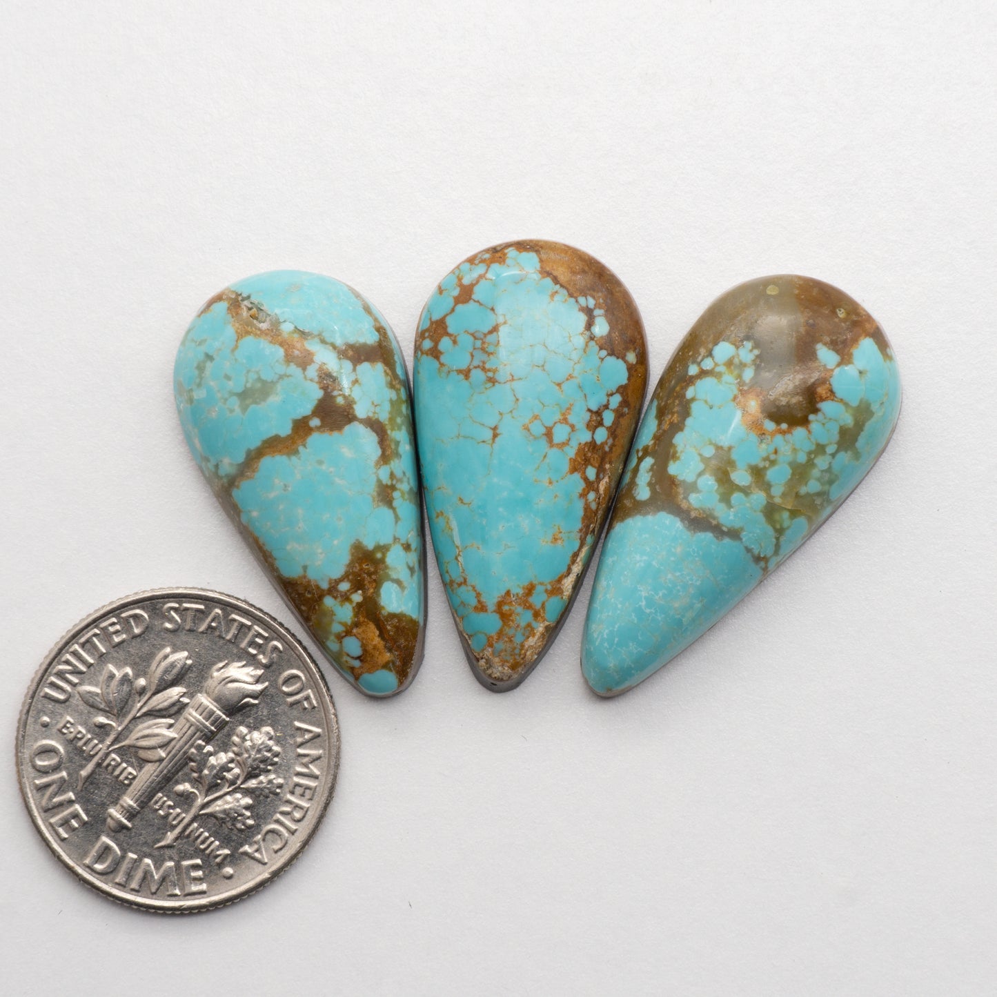 This Number 8 Turquoise Cabochon lot is an excellent addition to any jewelry-making collection. This set includes cabochons of the highest quality, with great attention to detail to ensure each stone is stunningly unique. Thanks to the intricate patterning.