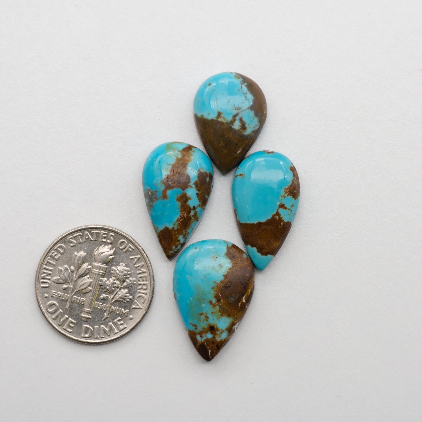 This Number 8 Turquoise Cabochon lot is an excellent addition to any jewelry-making collection. This set includes cabochons of the highest quality, with great attention to detail to ensure each stone is stunningly unique. Thanks to the intricate patterning.