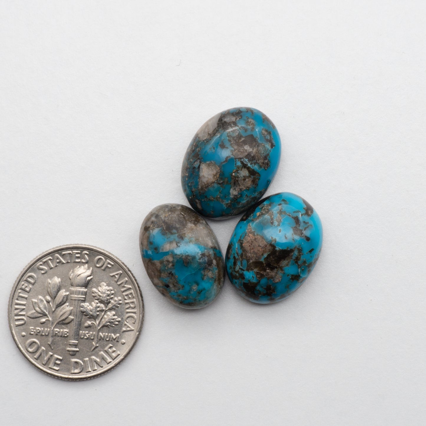 Add unique splashes of color to your jewelry with our Kingman Turquoise Cabochons. Featuring natural blue hues, these cabochons offer a beautiful contrast to any design. Perfect for necklaces, earrings, and more!