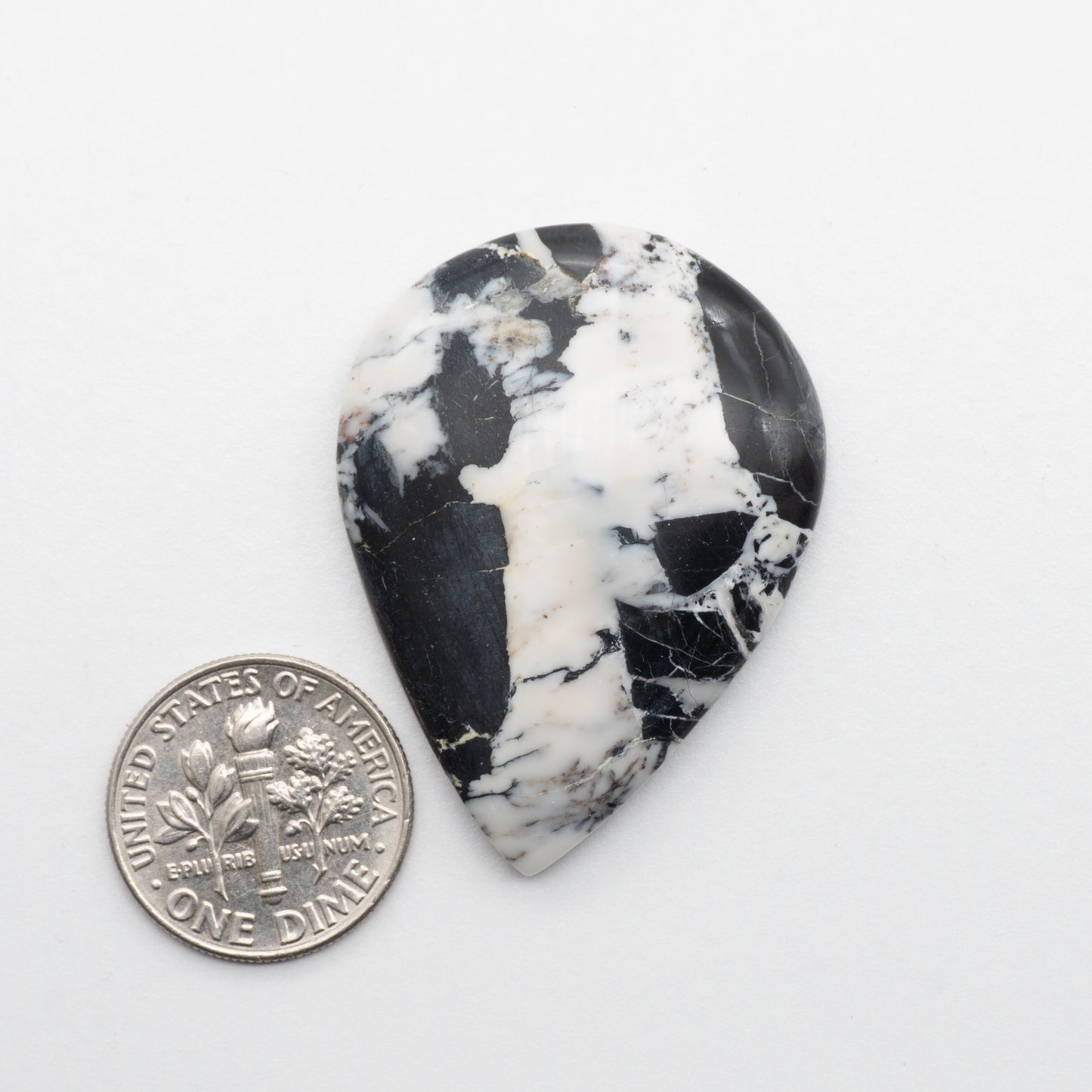 These Natural White Buffalo Cabochons have a glossy finish and are backed for added strength. Mined in Nevada, USA these stones are similar to turquoise used for jewelry making.