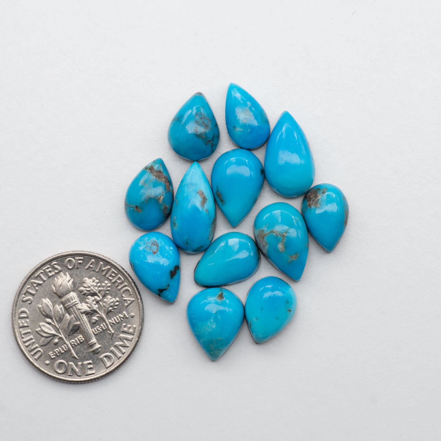 Add unique splashes of color to your jewelry with our Kingman Turquoise Cabochons. Featuring natural blue hues, these cabochons offer a beautiful contrast to any design. Perfect for necklaces, earrings, and more!