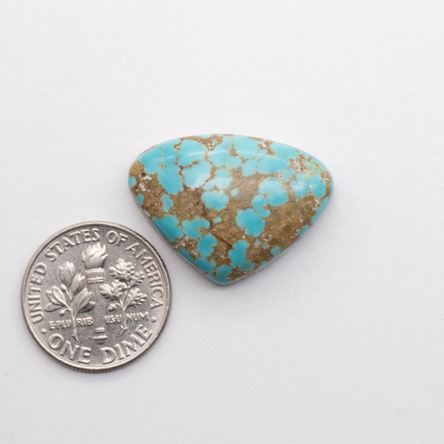 These Number 8 Turquoise Cabochons have a glossy finish and are backed for added strength. Mined in Nevada, USA. These stones are similar to Royston & Kingman Turquoise used for jewelry making.