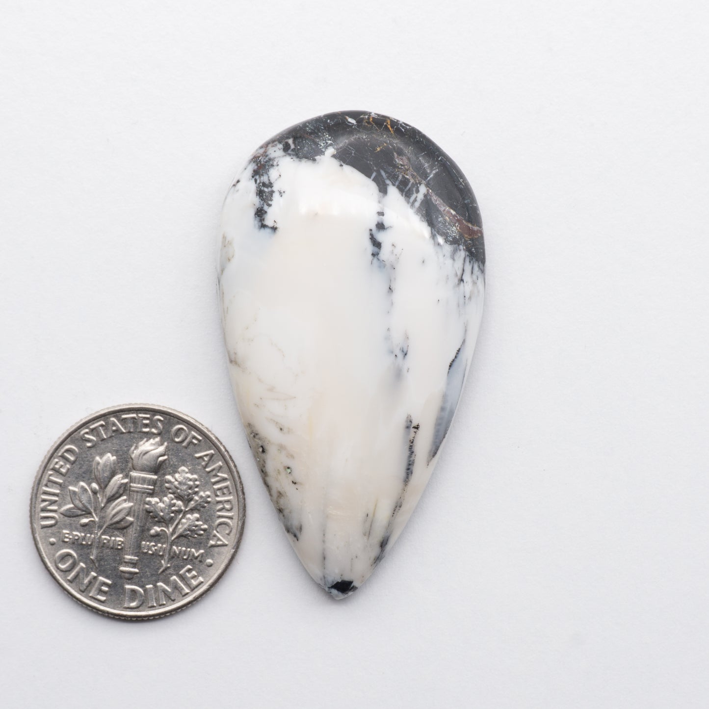 White Buffalo Stone Cabochons