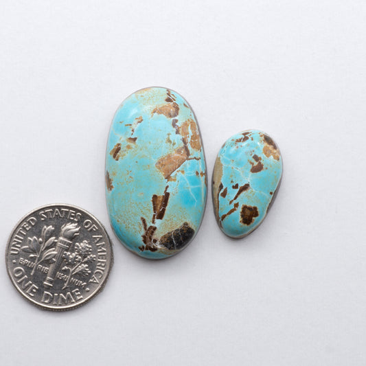 This Natural Number 8 Turquoise Cabochon lot is an excellent addition to any jewelry-making collection