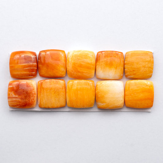 Add a unique, natural touch to your jewelry designs with our Orange Spiny Oyster Cabochons.