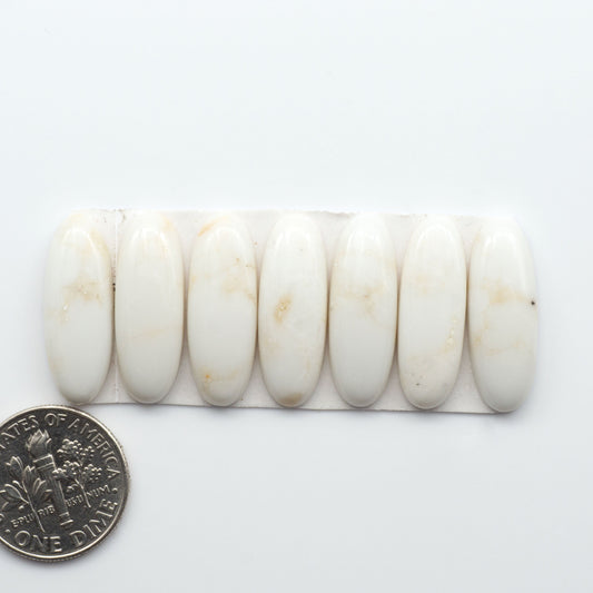 Magnesite Cabochons are a must-have for jewelry makers. These stones feature a unique blend of white and brown making them perfect for a variety of designs.