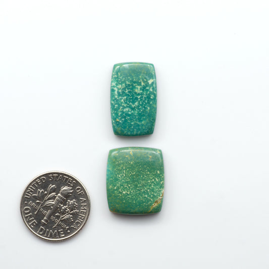 Experience the beauty of Turquoise Mountain Cabochons. With their distinctive blue and green color, these gemstones are perfect for any jewelry piece.