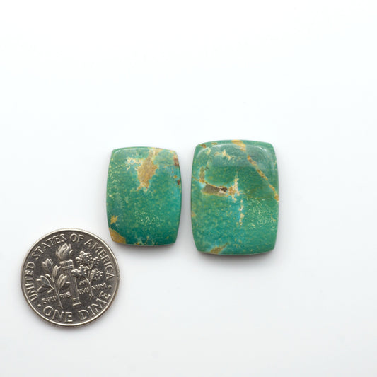 Experience the beauty of Turquoise Mountain Cabochons. With their distinctive blue and green color, these gemstones are perfect for any jewelry piece.