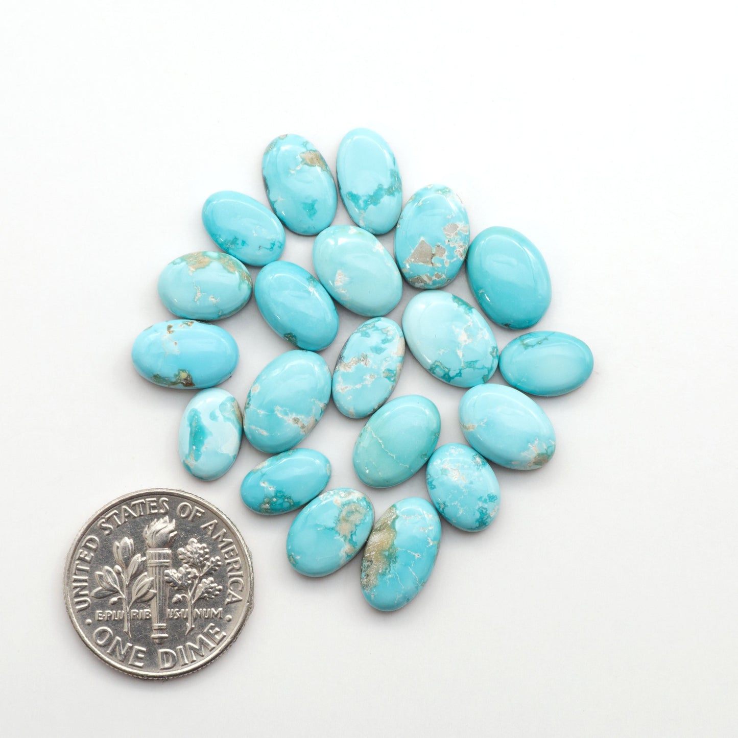 Experience the beauty of Fox Turquoise, mined in Nevada, USA. Elevate your jewelry designs with the stunning colors and patterns of these unique gemstones.
