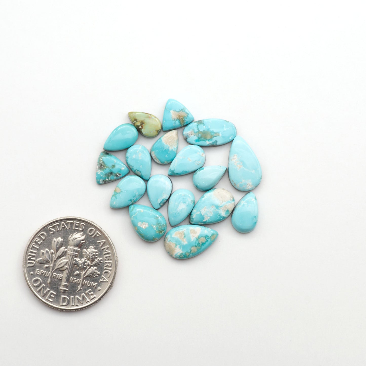 Experience the beauty of Fox Turquoise, mined in Nevada, USA. Elevate your jewelry designs with the stunning colors and patterns of these unique gemstones.
