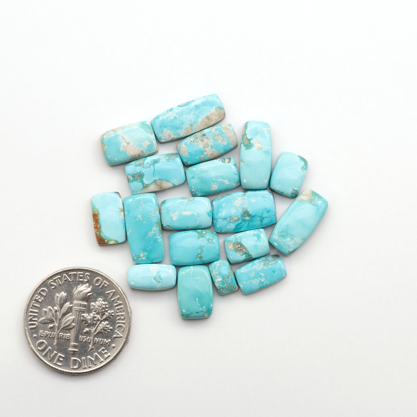 Experience the beauty of Fox Turquoise, mined in Nevada, USA. Elevate your jewelry designs with the stunning colors and patterns of these unique gemstones.