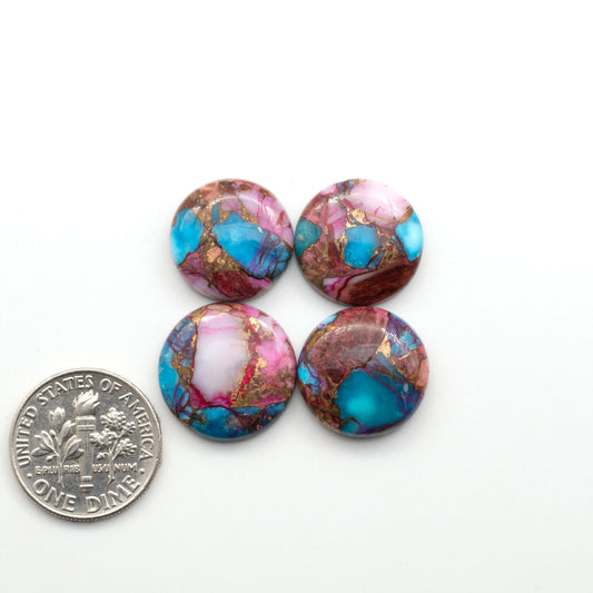 These Spiny Kingman Cabochons are perfect for any jewelry making project. With their unique and intricate patterns, they add a touch of elegance to your designs…