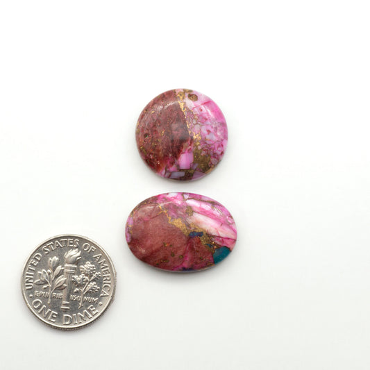 These Spiny Kingman Cabochons are perfect for any jewelry making project. With their unique and intricate patterns, they add a touch of elegance to your designs…