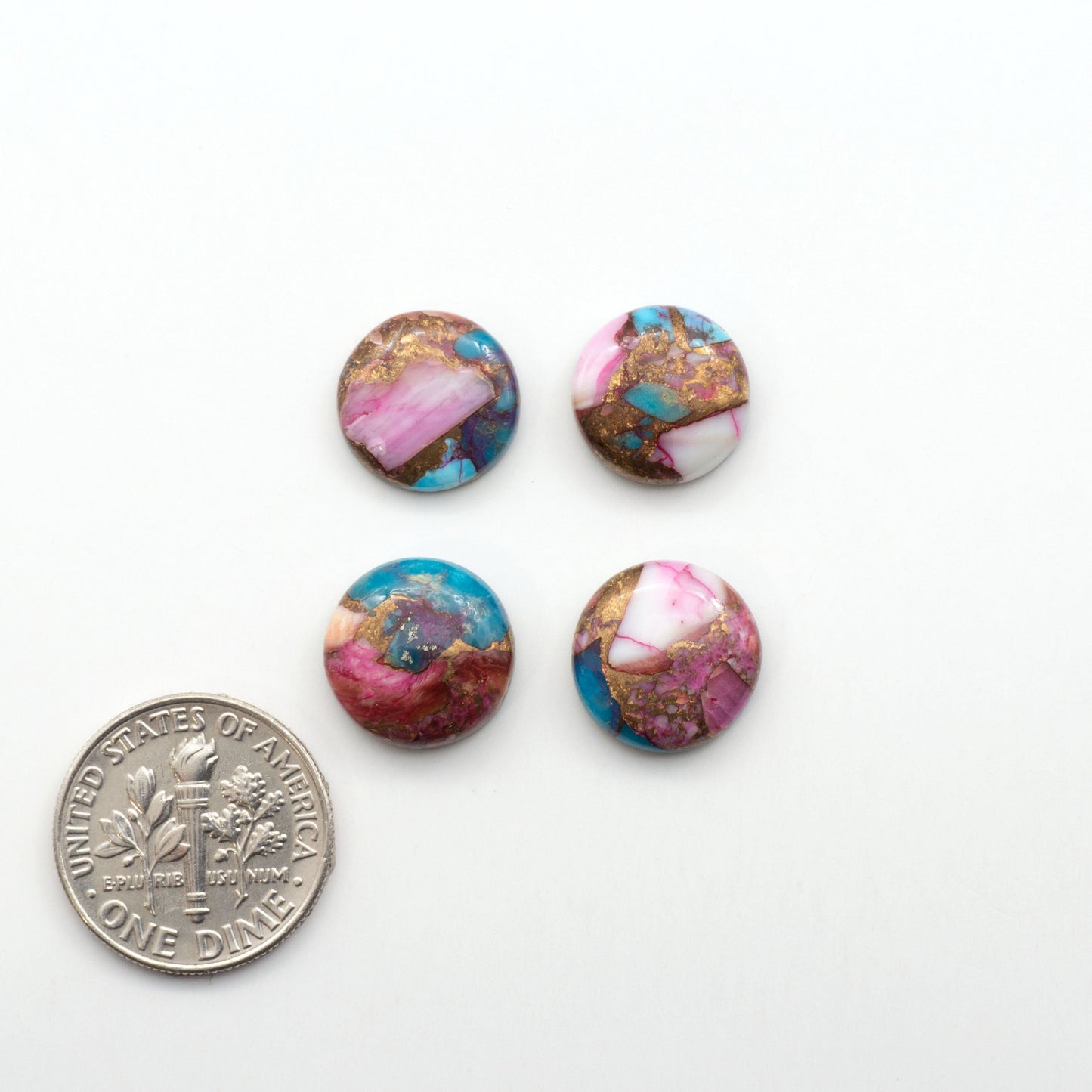 These Spiny Kingman Cabochons are perfect for any jewelry making project. With their unique and intricate patterns, they add a touch of elegance to your designs…