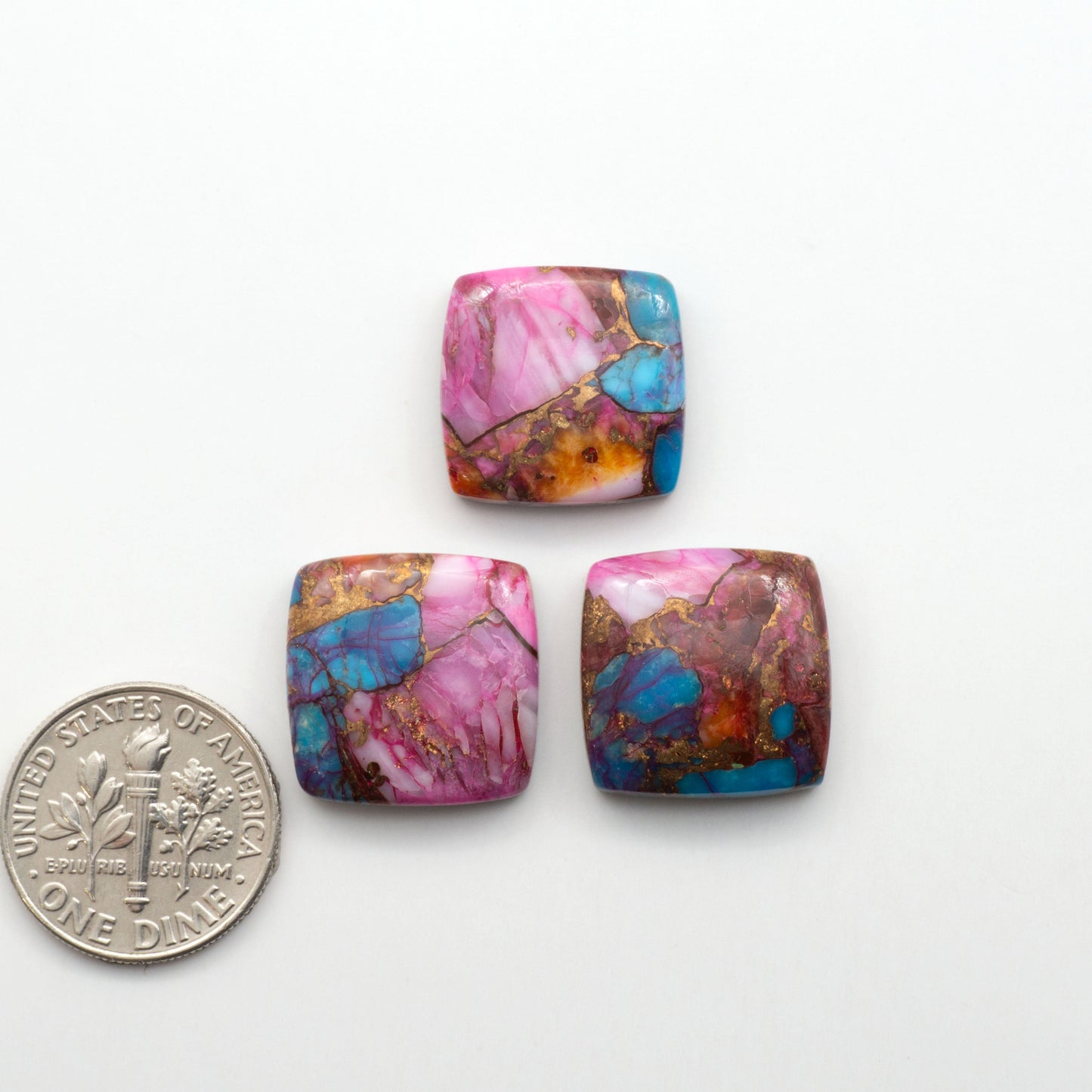 These Spiny Kingman Cabochons are perfect for any jewelry making project. With their unique and intricate patterns, they add a touch of elegance to your designs…