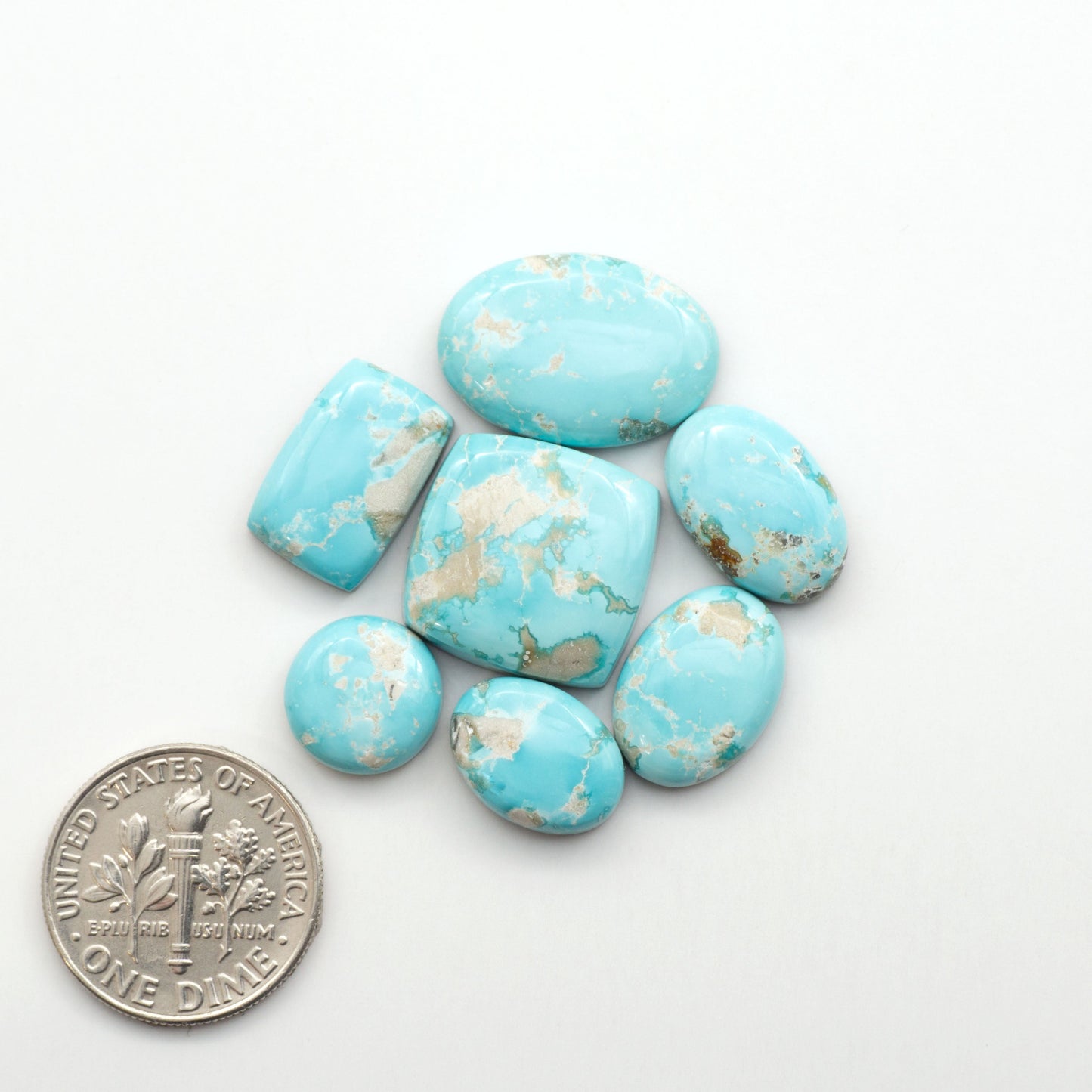 Experience the beauty of Fox Turquoise, mined in Nevada, USA. Elevate your jewelry designs with the stunning colors and patterns of these unique gemstones.