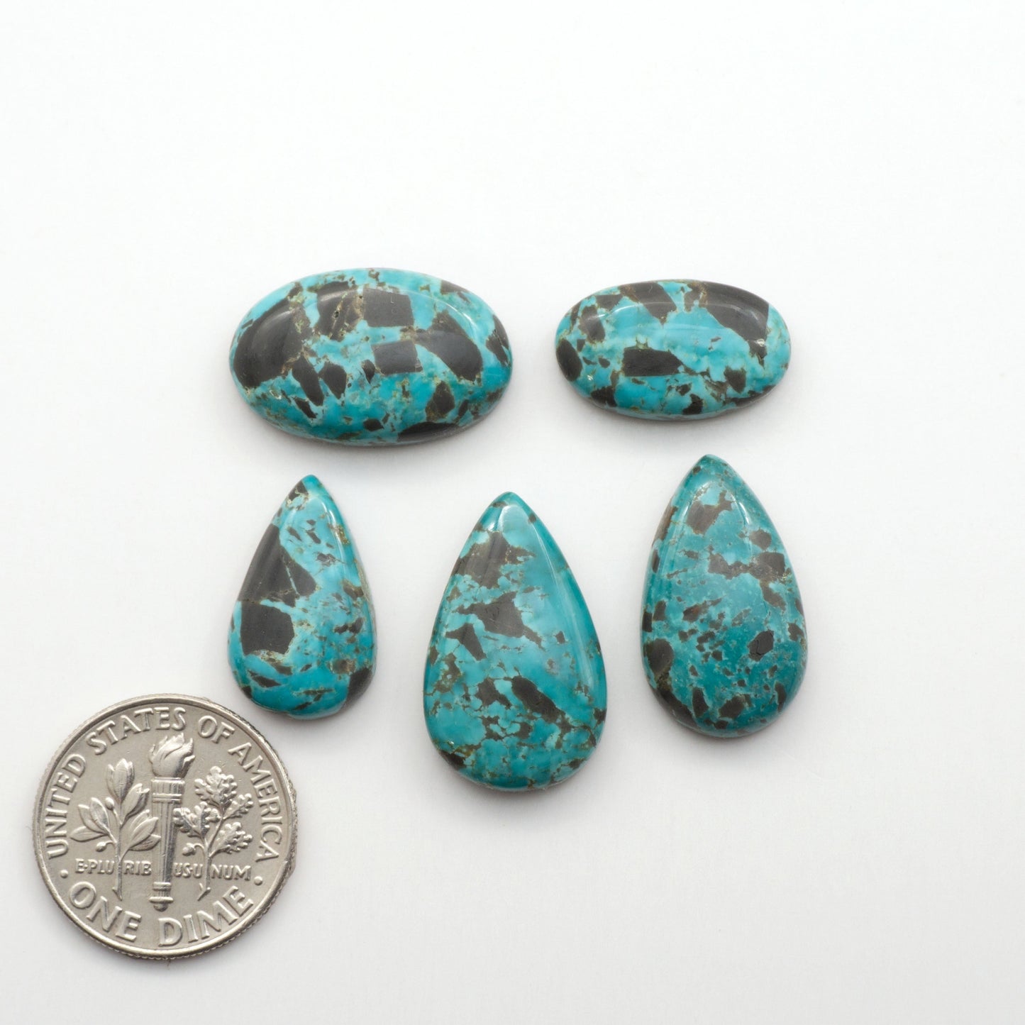 Apache Nugget Turquoise. Mined from the Apache Nugget Hole, this turquoise boasts stunning colors and patterns making it a must-have for any jewelry collection.