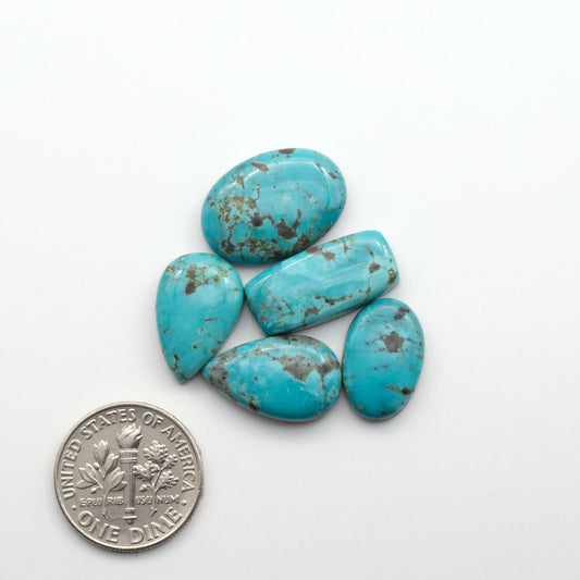 Apache Nugget Turquoise. Mined from the Apache Nugget Hole, this turquoise boasts stunning colors and patterns making it a must-have for any jewelry collection.