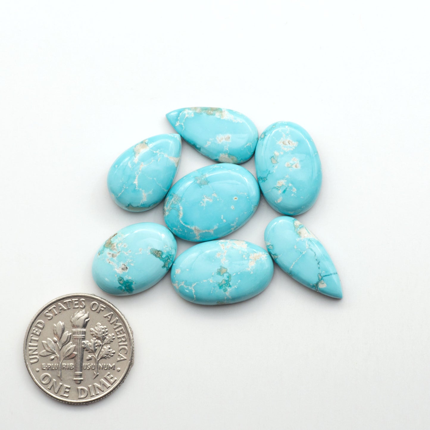 Experience the beauty of Fox Turquoise, mined in Nevada, USA. Elevate your jewelry designs with the stunning colors and patterns of these unique gemstones.