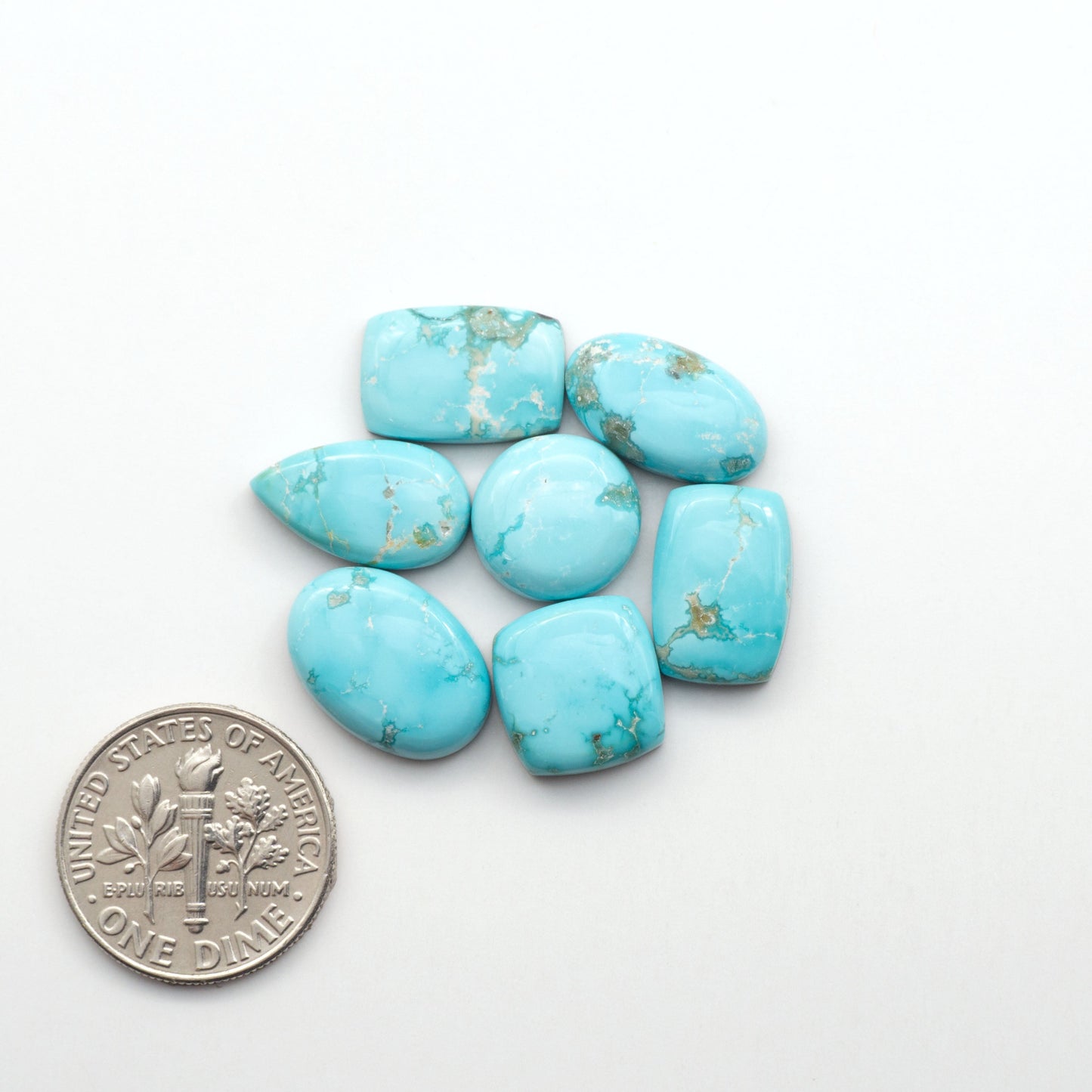 Experience the beauty of Fox Turquoise, mined in Nevada, USA. Elevate your jewelry designs with the stunning colors and patterns of these unique gemstones.