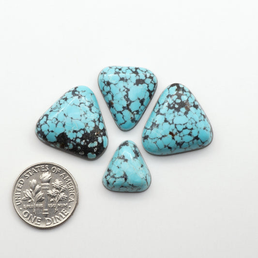 Number 8 Turquoise Cabochons have been selected for their quality and unique appearance. Don't miss the chance to add a one-of-a-kind piece to your collection.