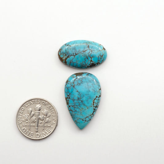 Blue Moon turquoise is a highly prized gemstone, renowned for its vibrant blue color with intricate patterns, making it a must-have for any jewelry collection.