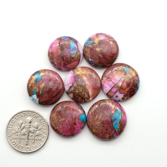 These Spiny Kingman Cabochons are perfect for any jewelry making project. With their unique and intricate patterns, they add a touch of elegance to your designs…