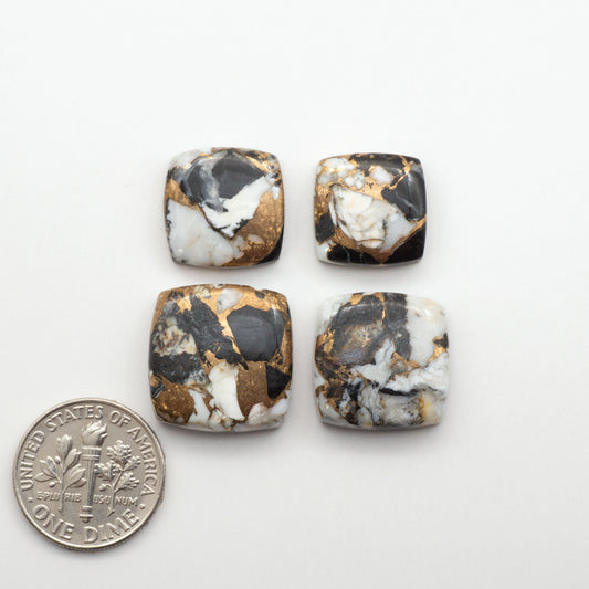 Elevate your jewelry pieces with these stunning White Buffalo Cabochons. With their unique and intricate patterns, they add a touch of elegance to any design.