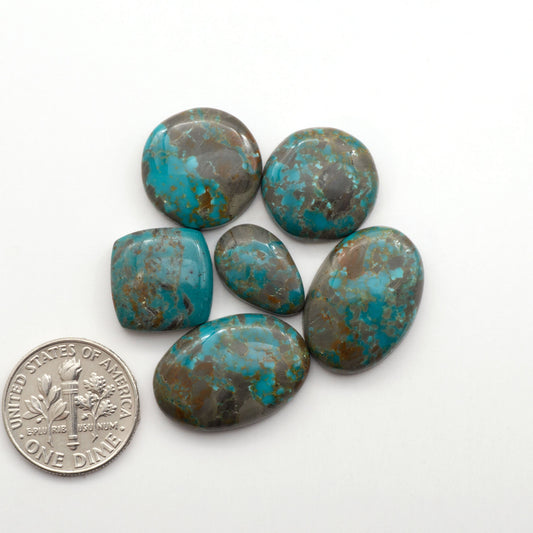 Apache Nugget Turquoise. Mined from the Apache Nugget Hole, this turquoise boasts stunning colors and patterns making it a must-have for any jewelry collection.
