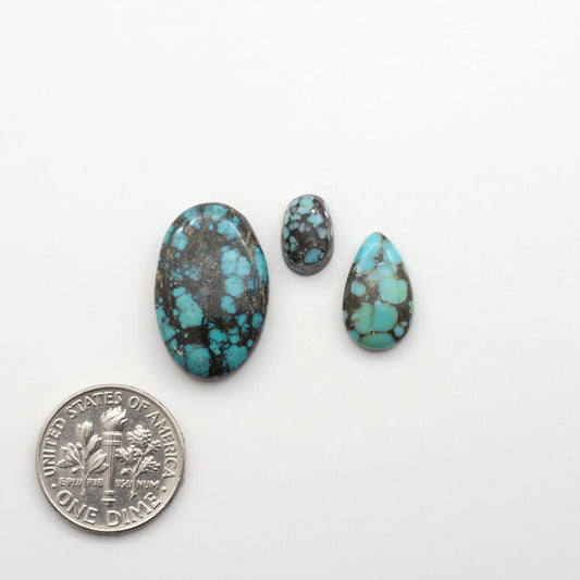 Blue Moon turquoise is a highly prized gemstone, renowned for its vibrant blue color with intricate patterns, making it a must-have for any jewelry collection.