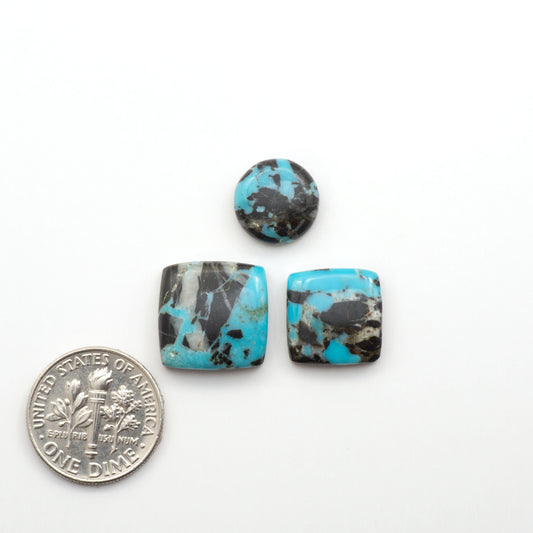 Blue Moon turquoise is a highly prized gemstone, renowned for its vibrant blue color with intricate patterns, making it a must-have for any jewelry collection.