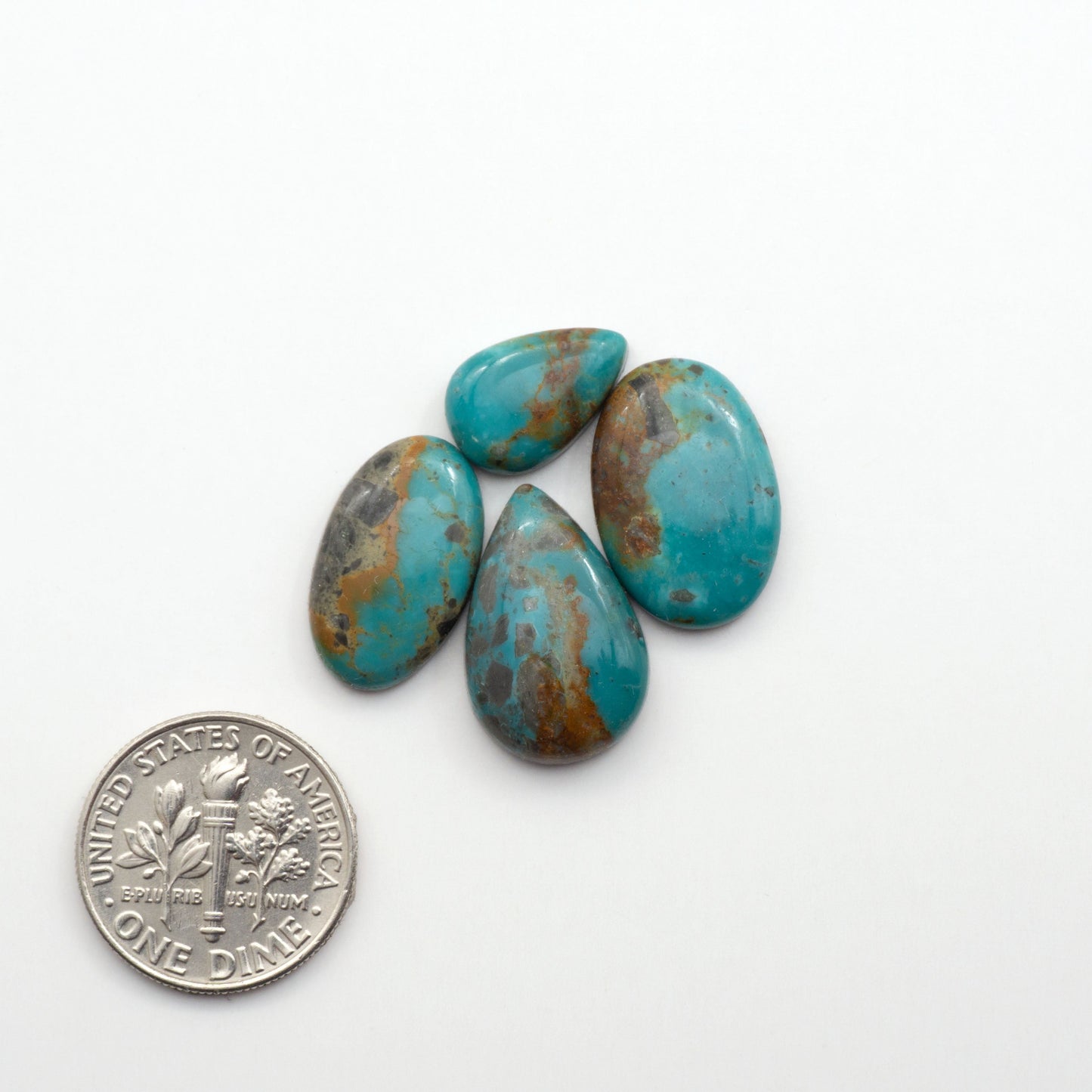 Apache Nugget Turquoise. Mined from the Apache Nugget Hole, this turquoise boasts stunning colors and patterns making it a must-have for any jewelry collection.