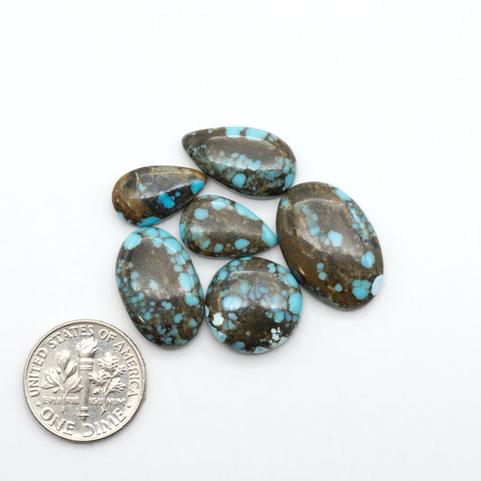 Blue Moon turquoise is a highly prized gemstone, renowned for its vibrant blue color with intricate patterns, making it a must-have for any jewelry collection.