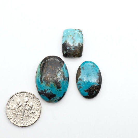 Blue Moon turquoise is a highly prized gemstone, renowned for its vibrant blue color with intricate patterns, making it a must-have for any jewelry collection.