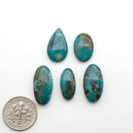 Apache Nugget Turquoise. Mined from the Apache Nugget Hole, this turquoise boasts stunning colors and patterns making it a must-have for any jewelry collection.