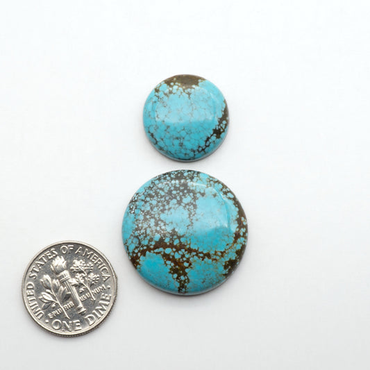 Number 8 Turquoise Cabochons have been selected for their quality and unique appearance. Don't miss the chance to add a one-of-a-kind piece to your collection.