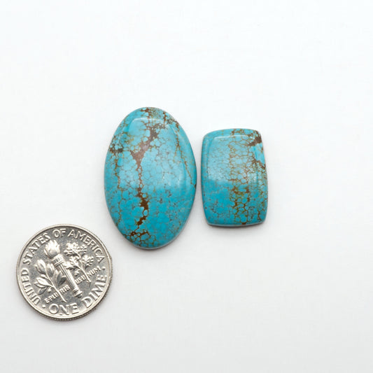 Number 8 Turquoise Cabochons have been selected for their quality and unique appearance. Don't miss the chance to add a one-of-a-kind piece to your collection.