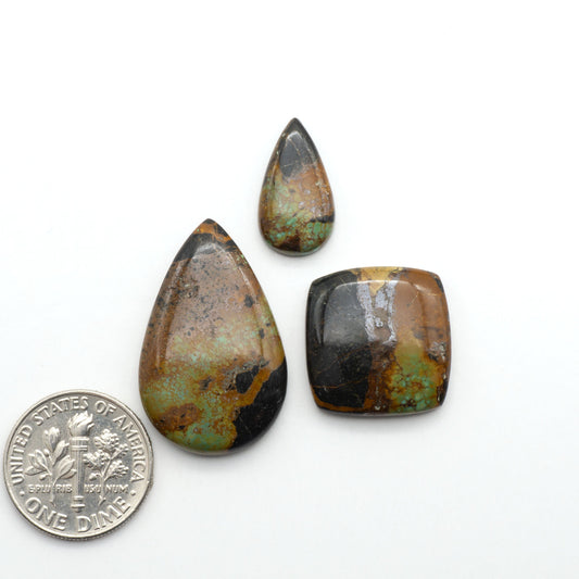 Black Jack Turquoise features a bold black color with striking veins of turquoise, making it a truly one-of-a-kind addition to your jewelry collection.