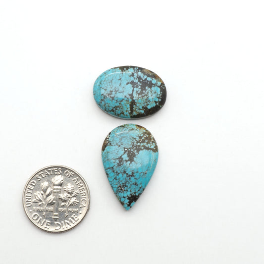 Number 8 Turquoise Cabochons have been selected for their quality and unique appearance. Don't miss the chance to add a one-of-a-kind piece to your collection.