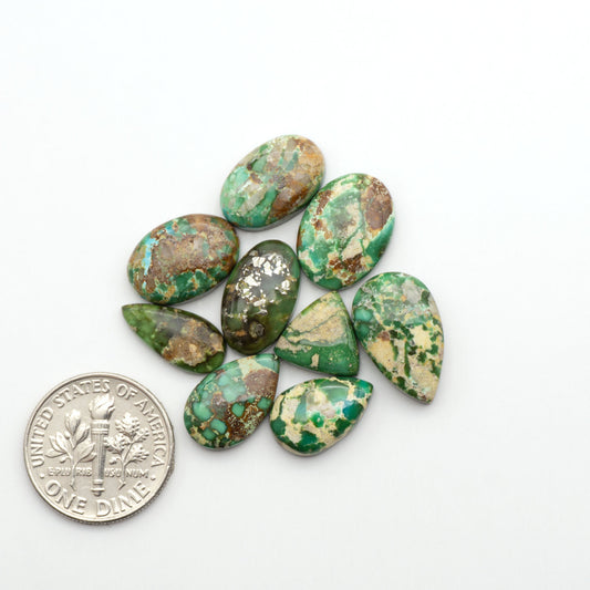 Sonoran Mountain Turquoise showcases a stunning blend of blue and green hues and natural patterns that make it a must-have for any jewelry collection.