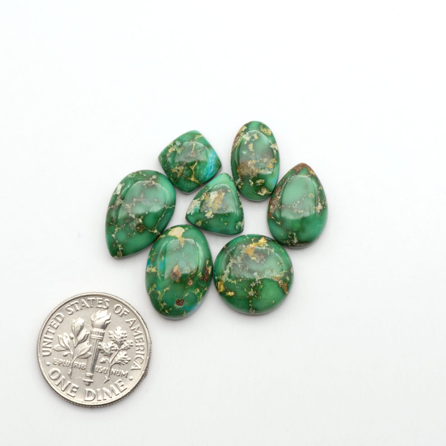Sonoran Mountain Turquoise showcases a stunning blend of blue and green hues and natural patterns that make it a must-have for any jewelry collection.