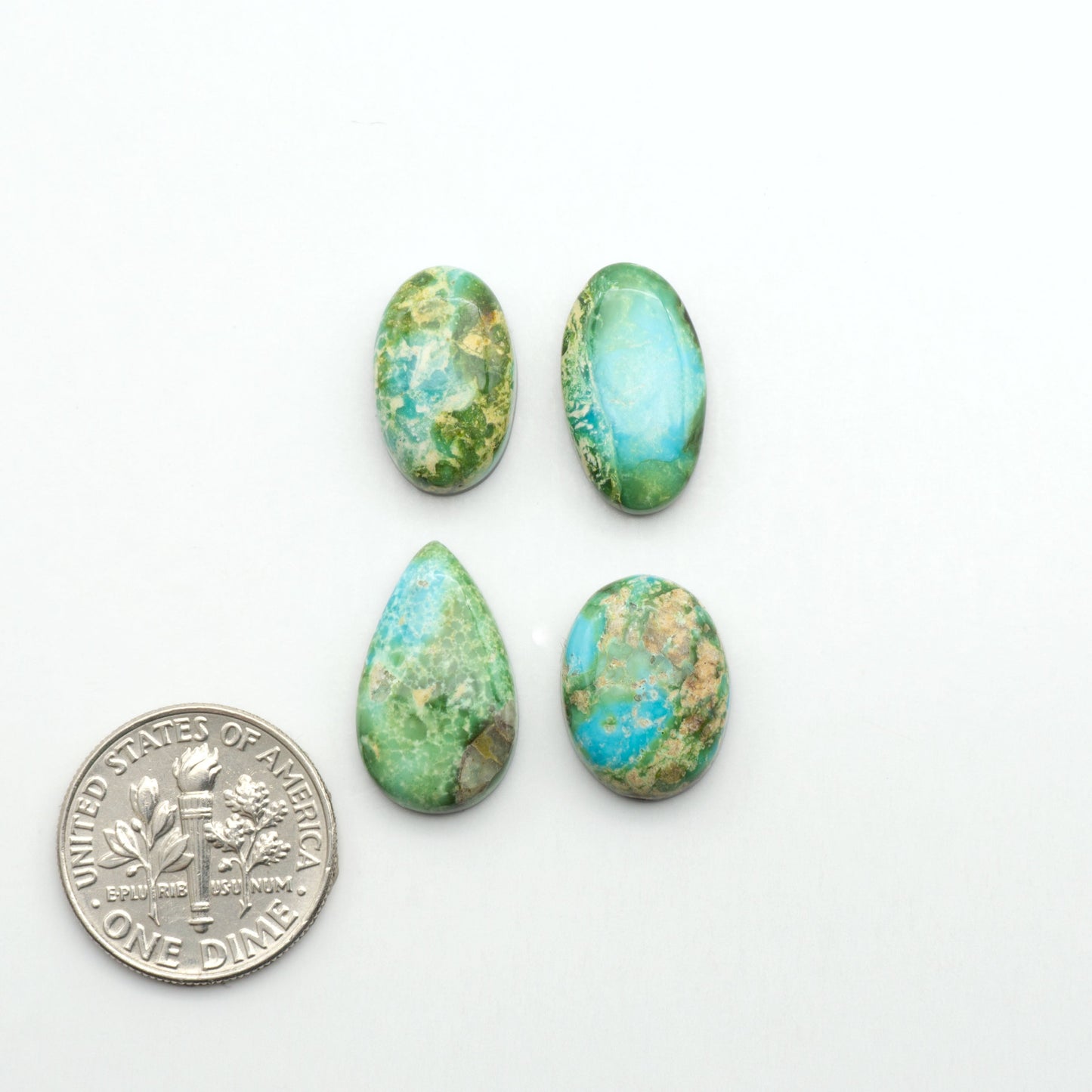 Sonoran Mountain Turquoise showcases a stunning blend of blue and green hues and natural patterns that make it a must-have for any jewelry collection.