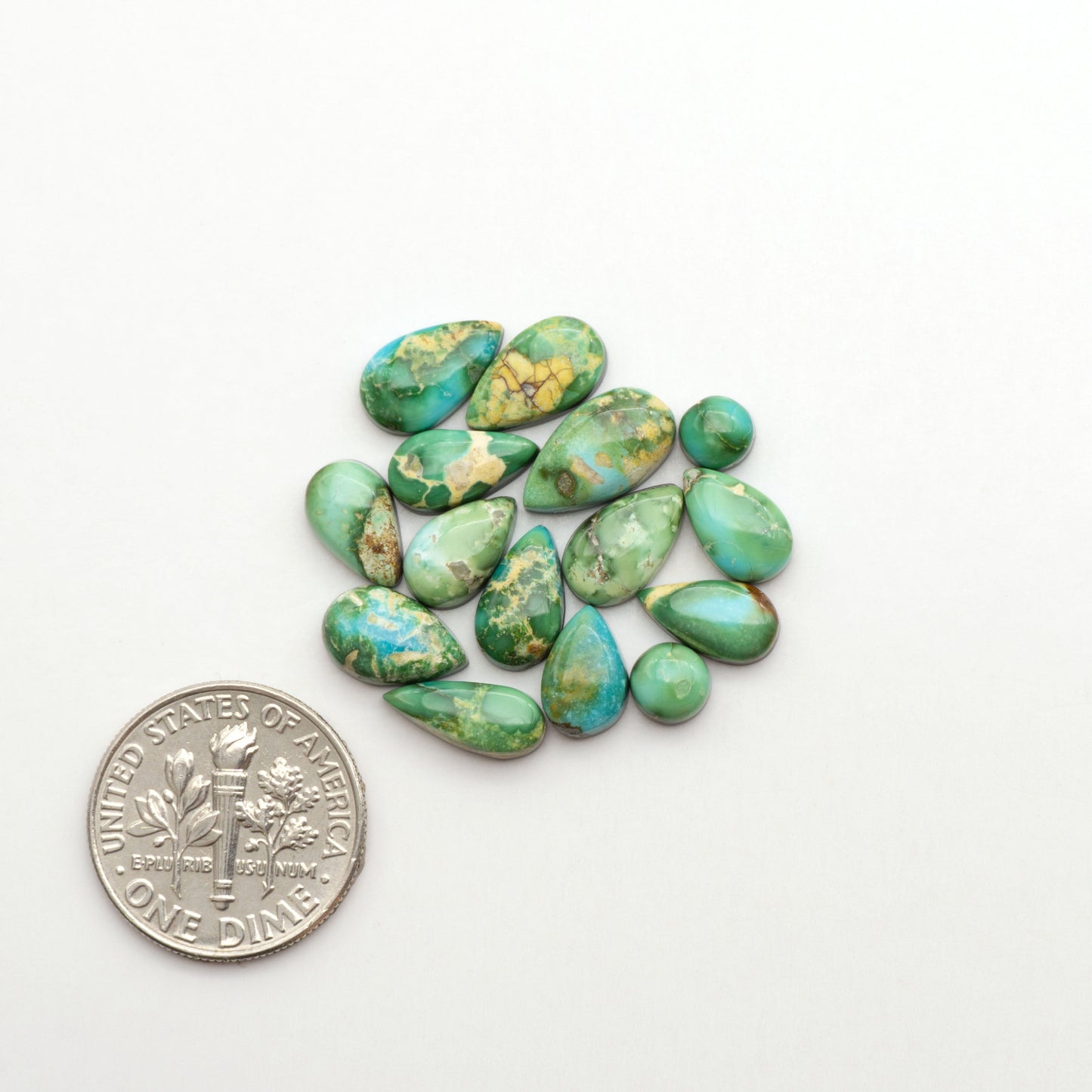 Sonoran Mountain Turquoise showcases a stunning blend of blue and green hues and natural patterns that make it a must-have for any jewelry collection.