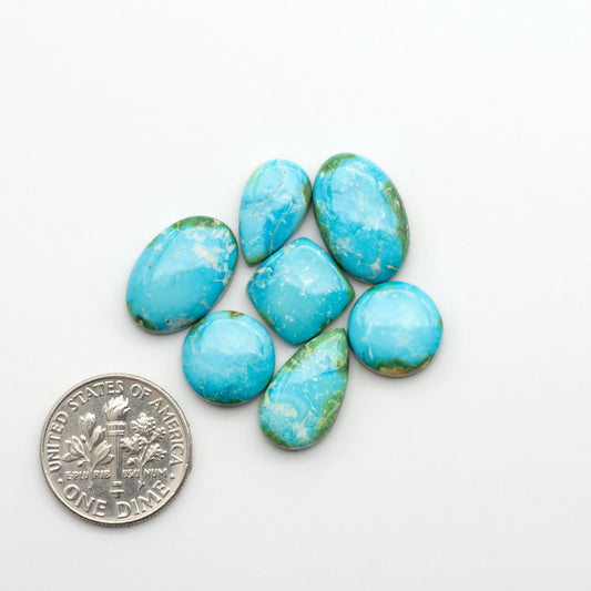 Sonoran Mountain Turquoise showcases a stunning blend of blue and green hues and natural patterns that make it a must-have for any jewelry collection