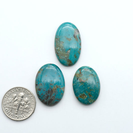 Apache Nugget Turquoise. Mined from the Apache Nugget Hole, this turquoise boasts stunning colors and patterns making it a must-have for any jewelry collection.