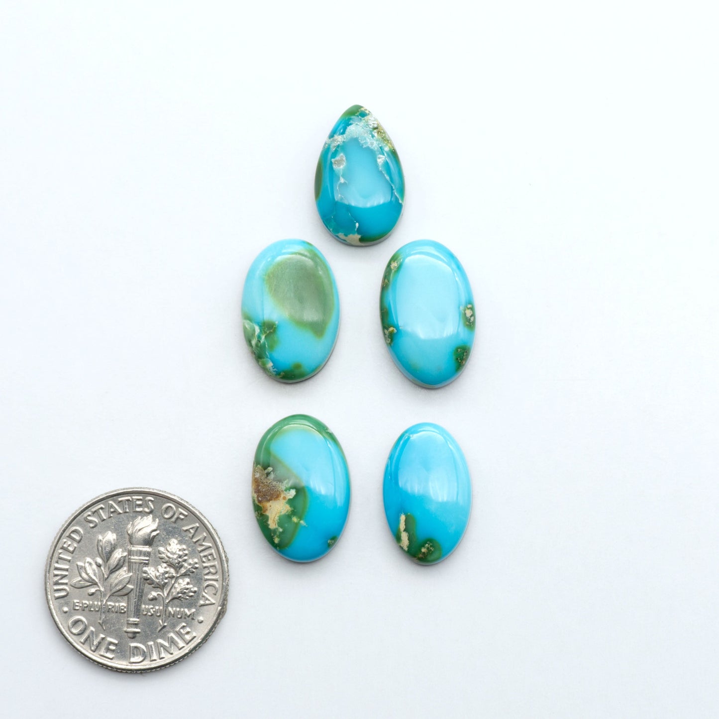 Sonoran Mountain Turquoise showcases a stunning blend of blue and green hues and natural patterns that make it a must-have for any jewelry collection.