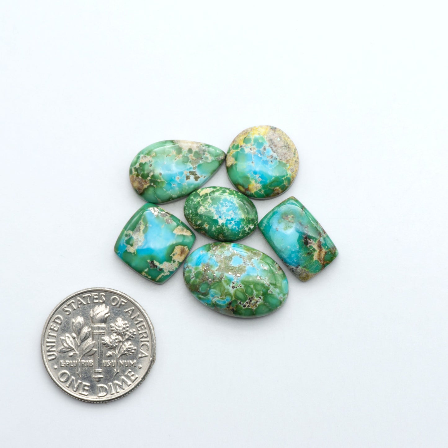 Sonoran Mountain Turquoise showcases a stunning blend of blue and green hues and natural patterns that make it a must-have for any jewelry collection.